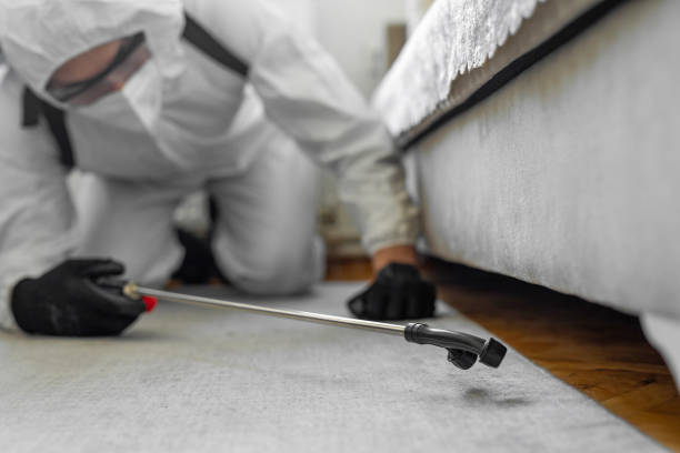 Professional Mosquito Control technician working in Triangle, VA
